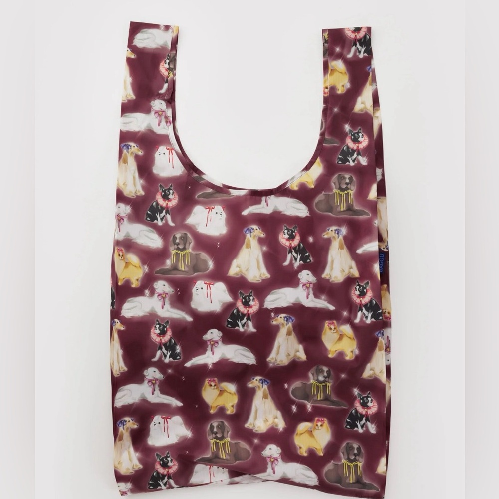 Big Baggu - Fancy Dogs - Large Reusable Tote - NWT